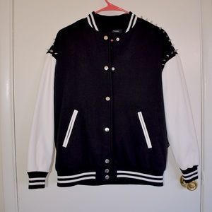 Forever21 Studded Bomber Jacket